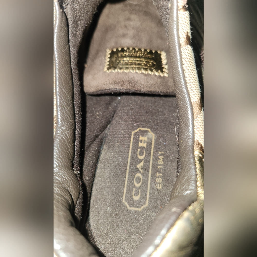 Coach Designer Patterned Sneakers - image 8